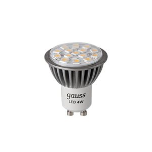 Диммируемая светодиодная лампа gauss GU10 4W Диммируемая светодиодная лампа gauss GU10 4W